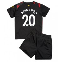 Manchester City Bernardo Silva #20 Fußballbekleidung Auswärtstrikot Kinder 2022-23 Kurzarm (+ kurze hosen)